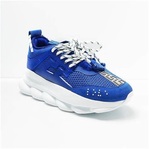 versace blue suede low tops|Versace Sneakers for Men .